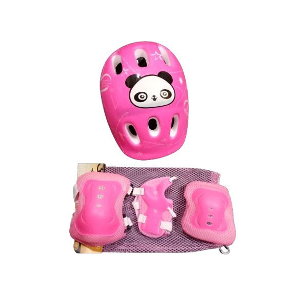 Satu Set Helm & Deker Pelindung Sepatu Roda Anak Batok / Helm & Deker Sepatu Roda Anak Pelindung Sik