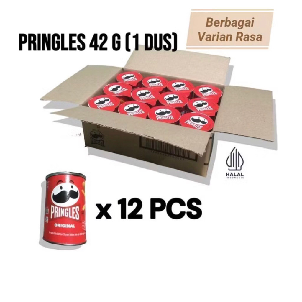 

NEW Pringles Mini 42gr 1dus all varian ed 11/25 PREMIUM