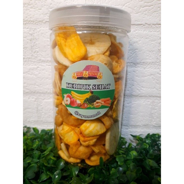 

NEW KERIPIK MIX BUAH LEGIT CRISPY 1000ML PREMIUM