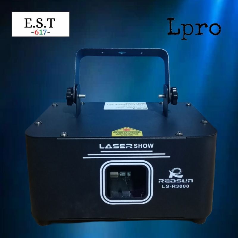 Lampu laser panggung 3 wattt full color