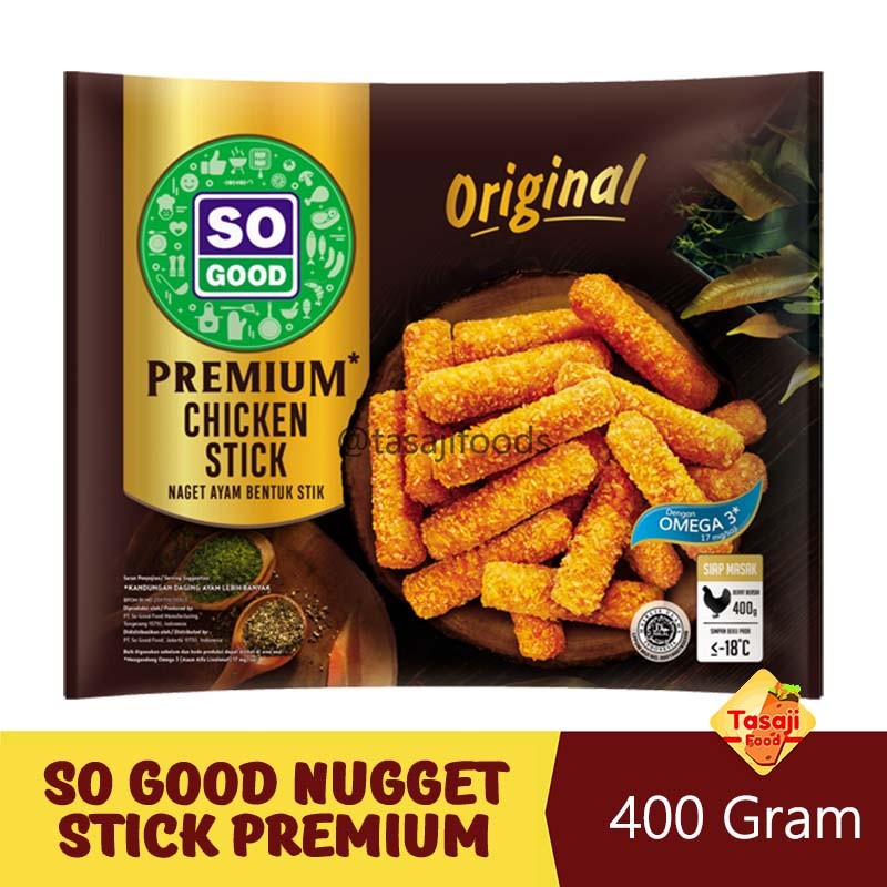 

So Good Chicken Nugget Stick Premium 400 Gram