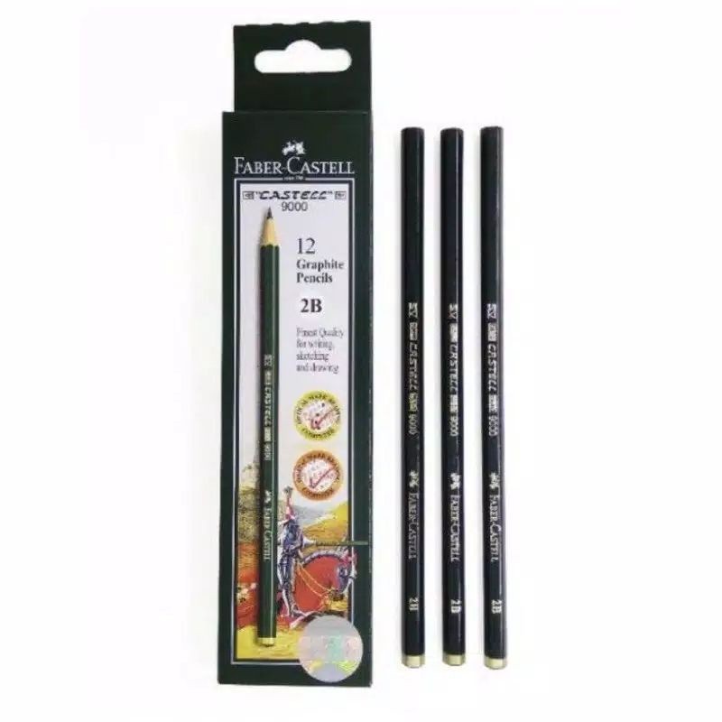 

[ 1 Pcs ] Pensil Komputer Faber Castell 2B - Pensil ujian