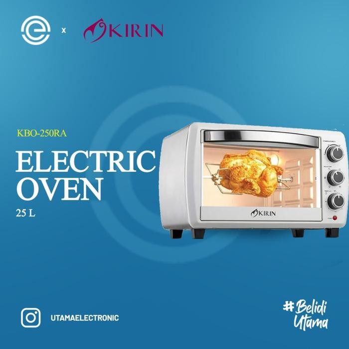 KIRIN Oven Listrik 25 Liter KBO-250RA - PUTIH