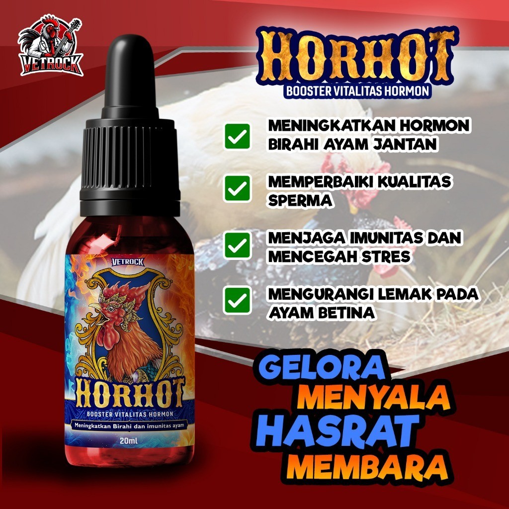 HORHOT - HORMON BIRAHI KAWIN AYAM JANTAN BETINA SEMUA JENIS UNGGAS