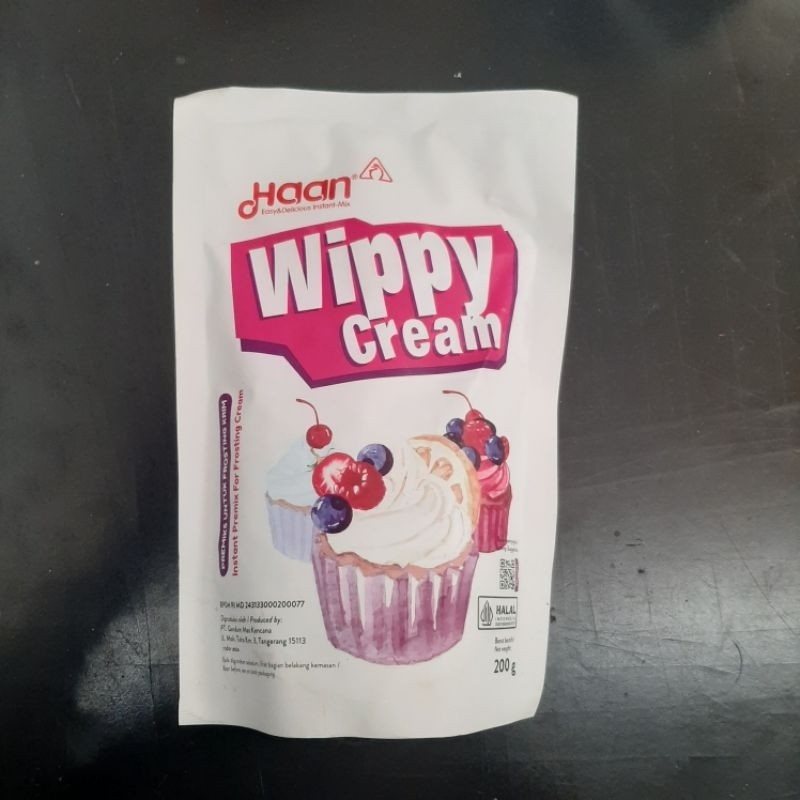 

Haan Wippy Cream 200 Gram / DUS