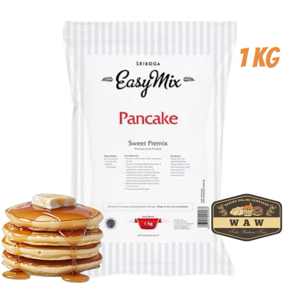 

New Sriboga Easy Mix Tepung Pancake Sweet Premix 1 KGPremium