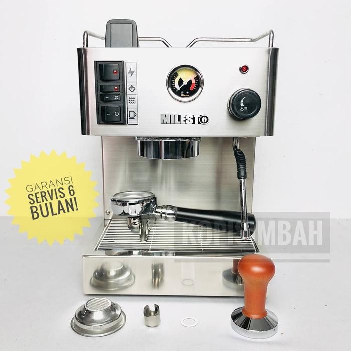 READY Mesin Kopi Espresso Milesto Elegant 3 Alat Seduh Pembuat Expreso Coffee Maker Machine - Milest