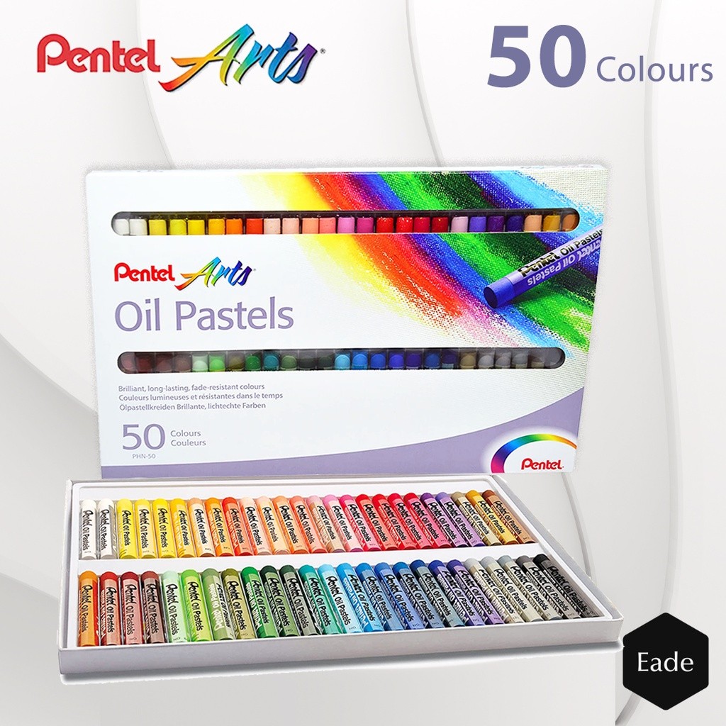 

Crayon Pentel Arts Oil Pastels 50 Warna / Colour / Color