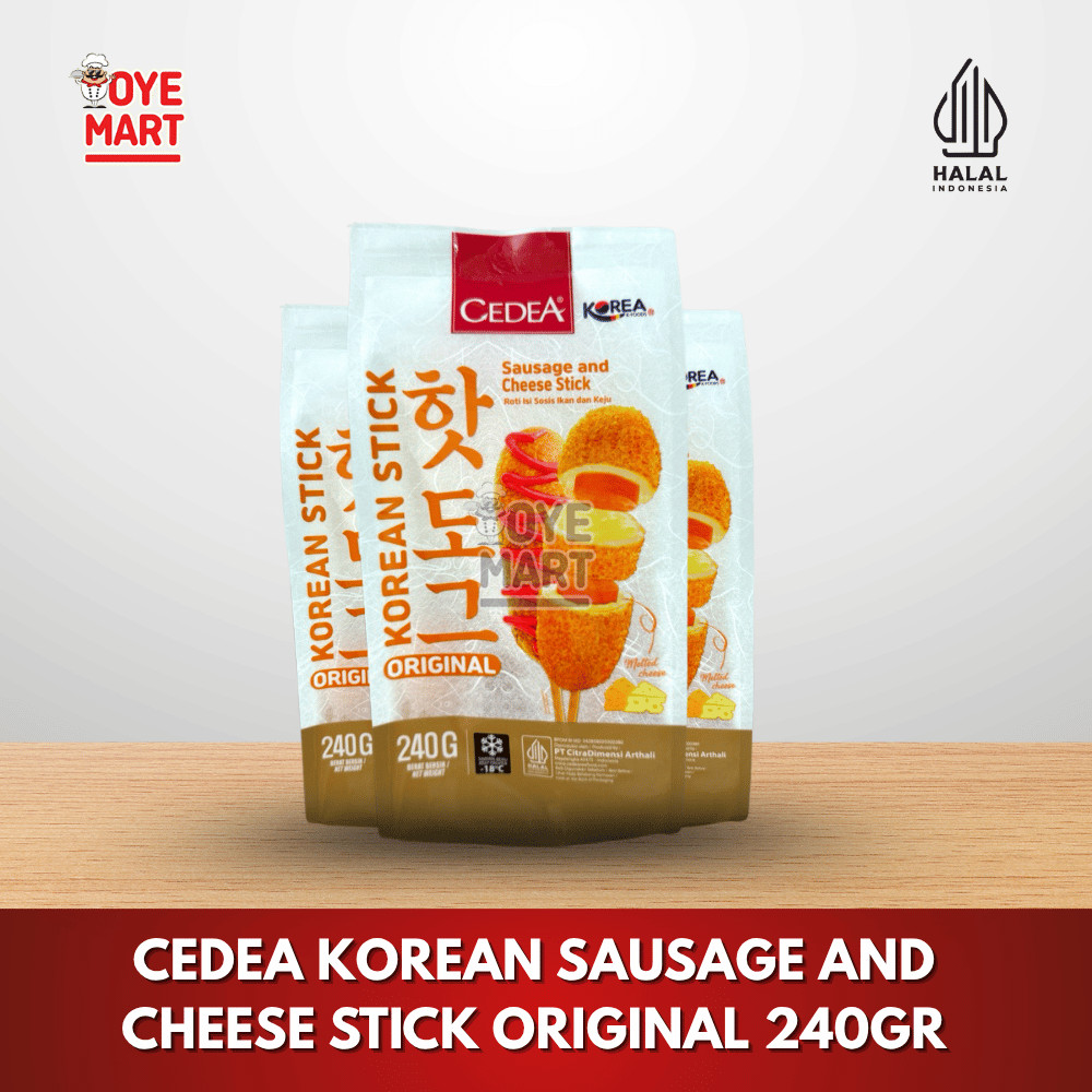 

CEDEA KOREAN SAUSAGE & CHEESE STICK ORIGINAL 240GR