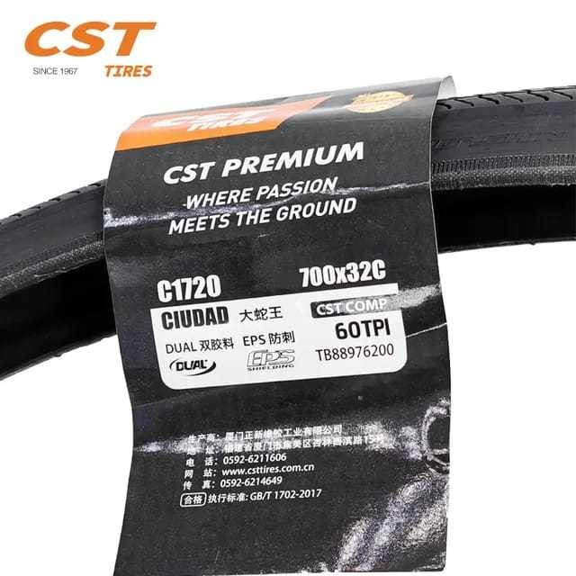 Ban Luar CST Cuidad 700 x 32C Hybrid Fixie Sepeda Bike 700c 32 Semua Produk Dipastikan Original, Gra