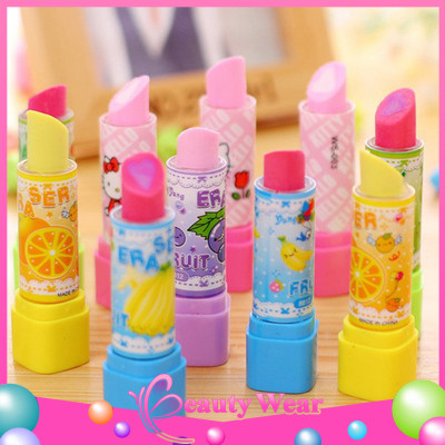 

Penghapus Pensil Bentuk Lipstik Karakter Kartun Warna Warni ℬ 482