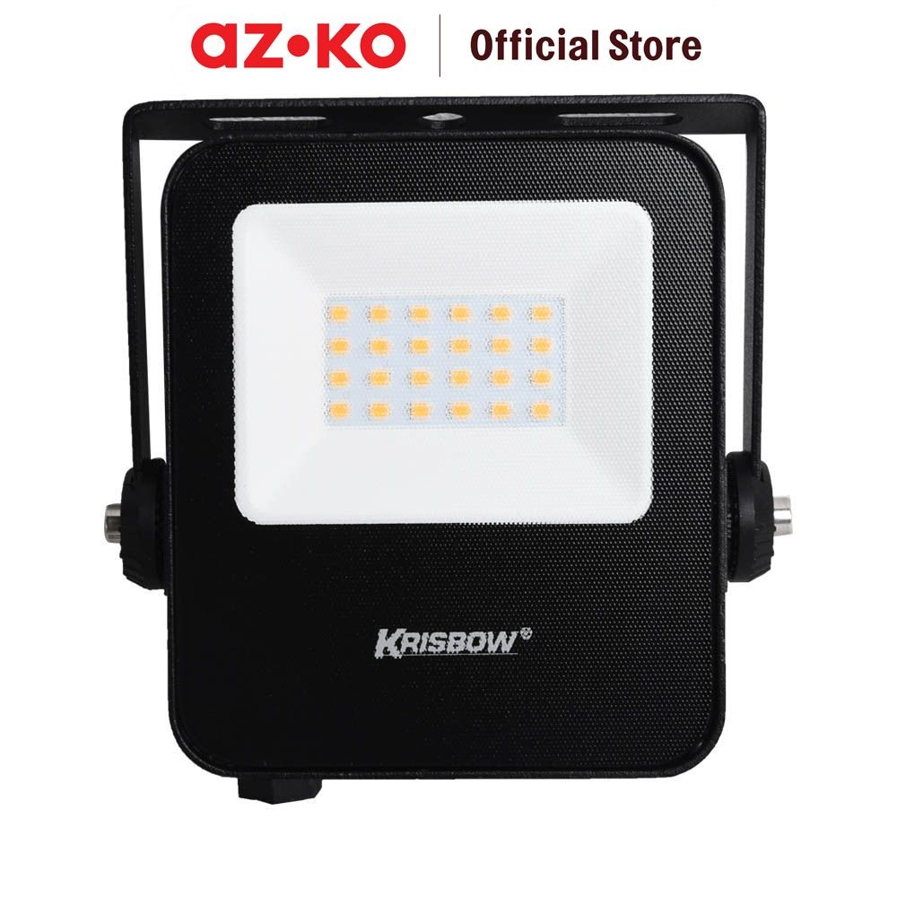 AZKO Krisbow Lampu Sorot Omega 20w 3000k - Warm White Outdoor Light Lampu Penyorot Garden Lamp