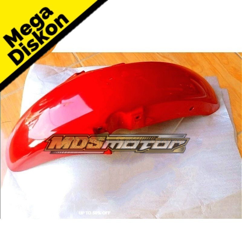 SPAKBOR DEPAN/SELEBOR DEPAN HONDA TIGER LAMA 2000 TIGER LAWAS MERAH FERRARI