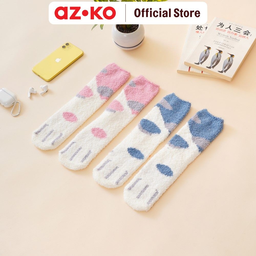 AZKO Ataru Set Kaos Kaki Winter Sneakers Socks Cute Socks Kaus Kaki Panjang Lucu