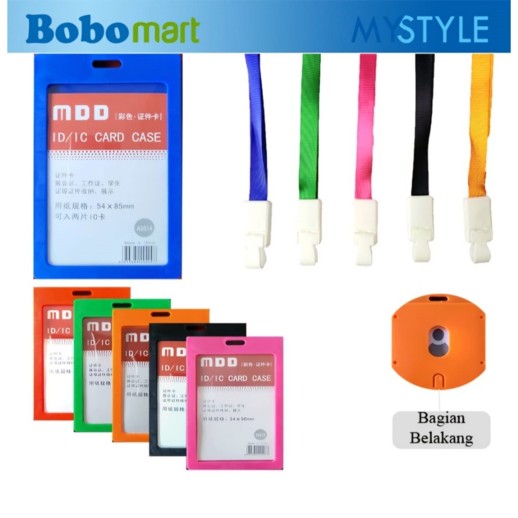 

BOBOMARTS JAKARTA 1 PACK ISI 5PCS PVC ID CARD PLASTIK NAME TAG ID CARD HOLDER NAME TAG PAPAN NAME TAG CARD CASE MURAH