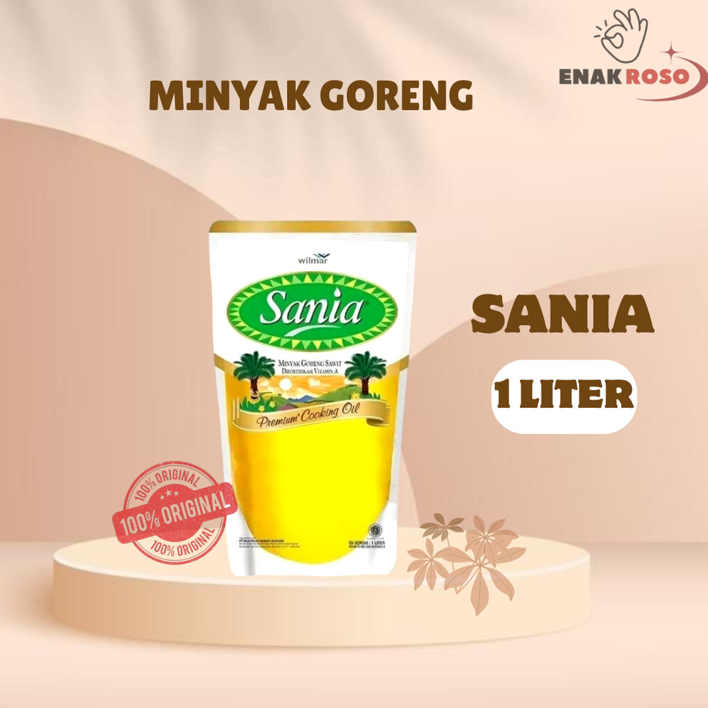 

Sania Minyak Goreng Sawit Premium Cooking Oil Pouch 1L