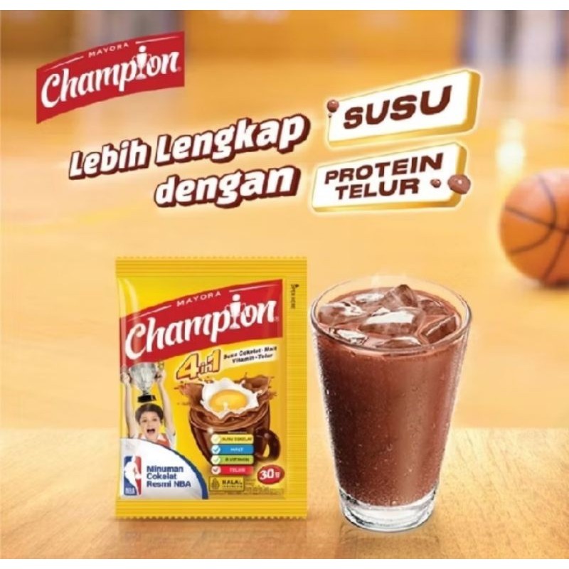 

champion energen susu coklat isi 10 sachet 30 gr