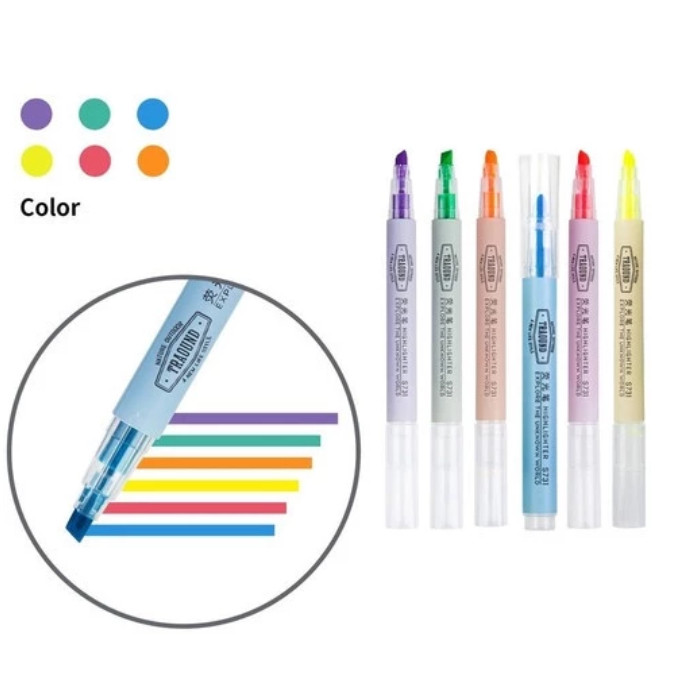 

BOBOMARTS HIGHLIGHTER WARNA DELI S731 PENANDA PEWARNA TULISAN MURAH
