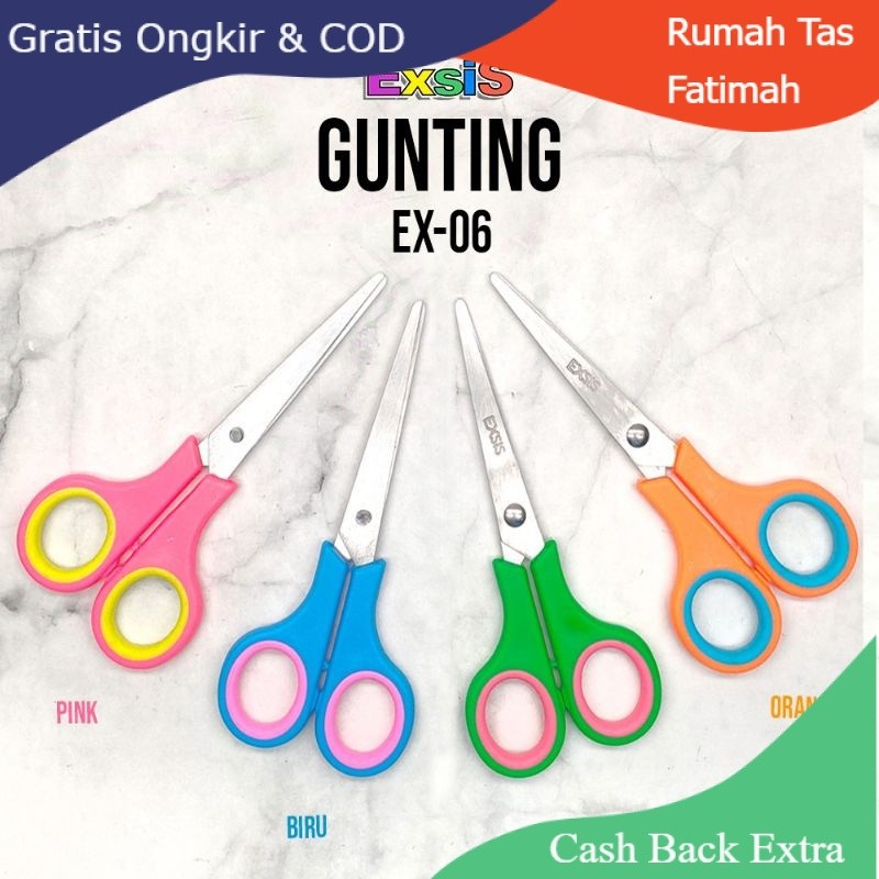 

Promo (ECER) GUNTING KERTAS / GUNTING KECIL SERBAGUNA GUNTING KERTAS EXIS By Rumah Tas Fatimah