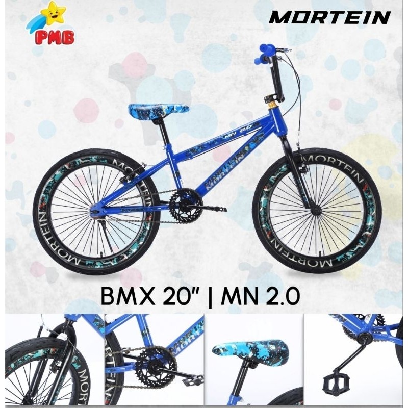 Sepeda Anak BMX 20 inch PMB Mortein Ban Jumbo 3.00 Original