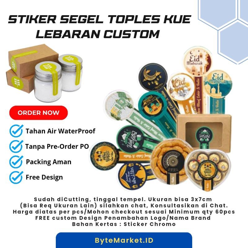 

18 pcs Stiker Segel Toples Idul Fitri Lebaran 2024 Ekonomis | Stiker Kemasan | Stiker Hampers