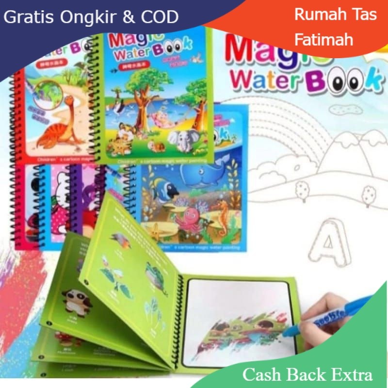 

Promo BUKU MAGIC WATER BOOK / BUKU MEWARNAI AIR / BUKU EDUKASI ANAK / BUKU AJAIB / BUKU MEWARNAI ANAK / BUKU GAMBAR EDUKASI MEWARNAI ANAK By Rumah Tas Fatimah
