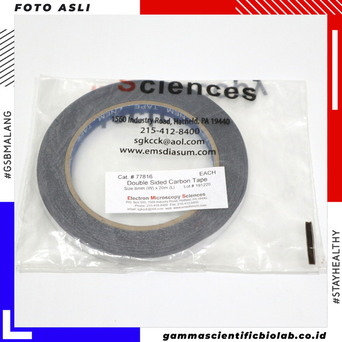 

Double Sided Carbon Tape, 8mm - EMS