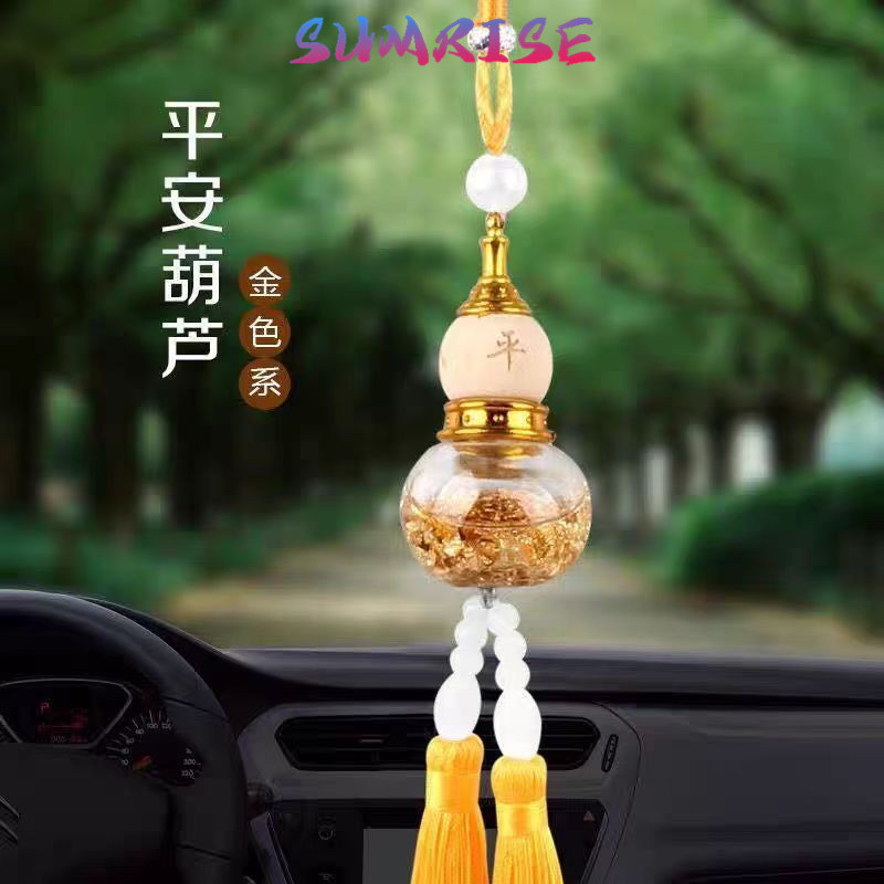 Gantungan Parfum Mobil Unik Botol Labu Keberuntungan Rezeki Fresh Car Perfume Aromatherapy Pengharum