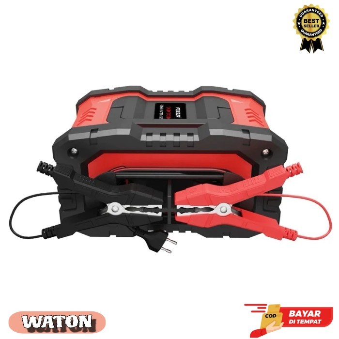 FOXSUR 20A Charger Aki Mobil Motor Truk 12V 20A -24V 10A Smart Charger