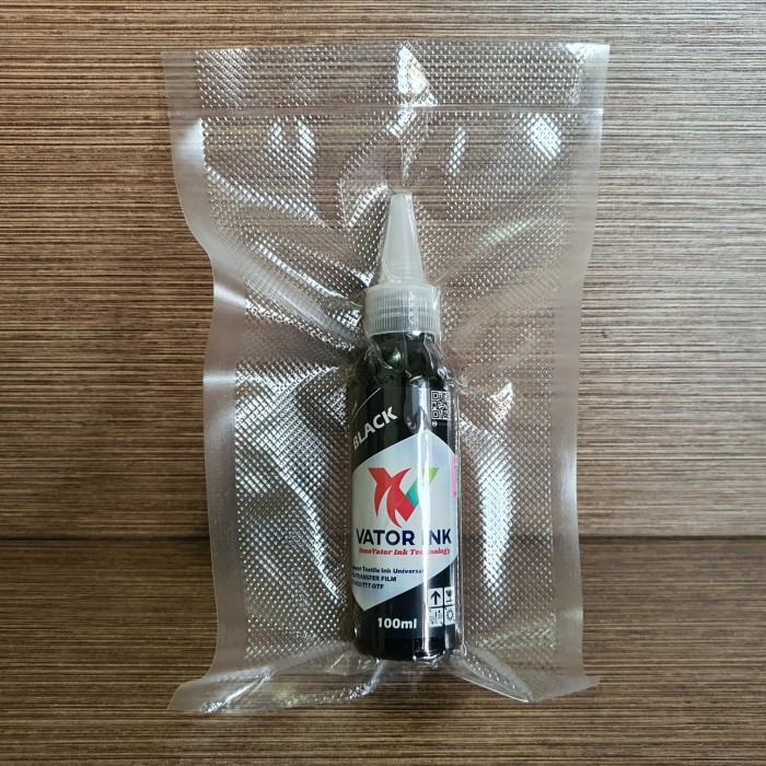 

Vator Ink Color Universal 1000ml DTG DTF Sablon Digital - Hitam