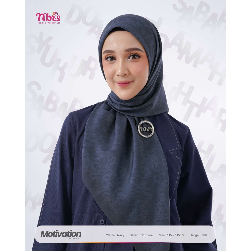 Hijab Voal Nibras Segiempat Motivation