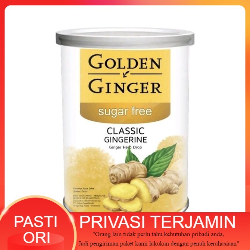 

Golden Ginger Can Herb Drop Sugar Free Classic 100gr