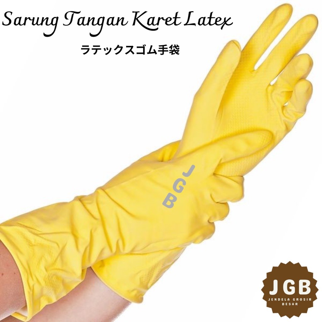 Sarung Tangan Latex Karet Household Gloves - Sarung Tangan Karet Latex