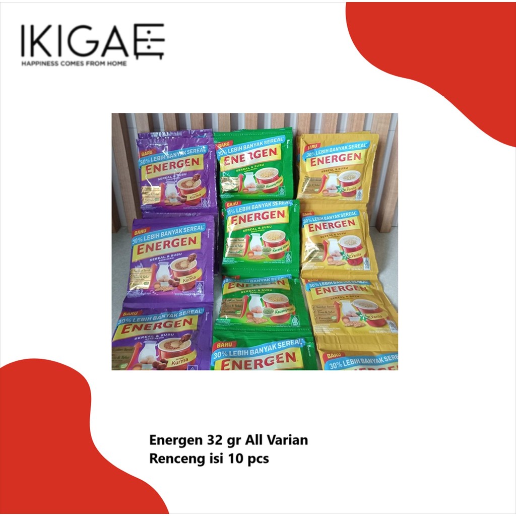 

ENERGEN SEREAL DAN SUSU RENCENG ISI 10 PCS