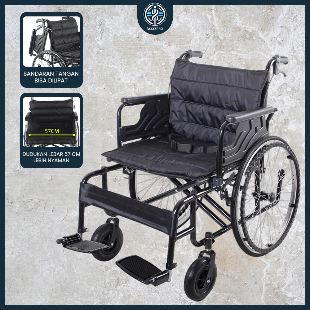 EM Kursi Roda Jumbo Big Size 150kg