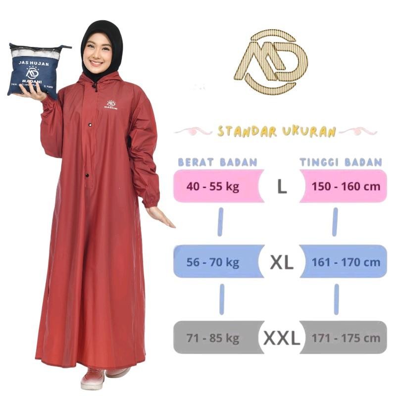 Jas Hujan Gamis Dewasa Jas Hujan Syari Mantel Hujan Muslimah Gamis Dewasa Lentur Tahan Air Pvc Tebal