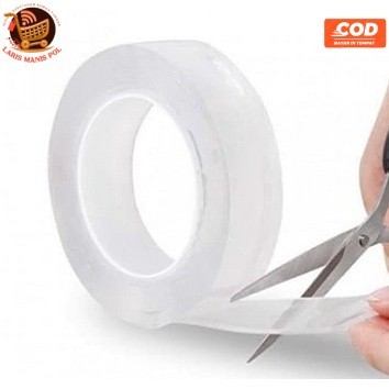 

LMP Dobel Tip tebal 1mm Transparan panjang 1/2/3/5m Isolasi 2 sisi