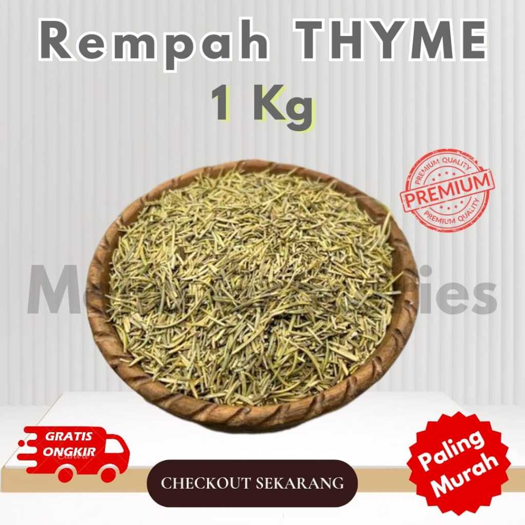 

Thyme Leaves / Daun Timi 1kg Bumbu Eropa / Bumbu Tambahan Masakan