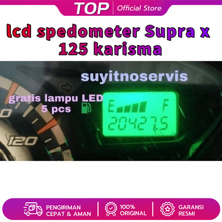 lcd spedometer Supra x 125 karisma