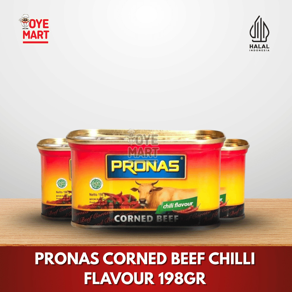 

PRONAS CORNED BEEF CHILLI FLAVOUR 198GR