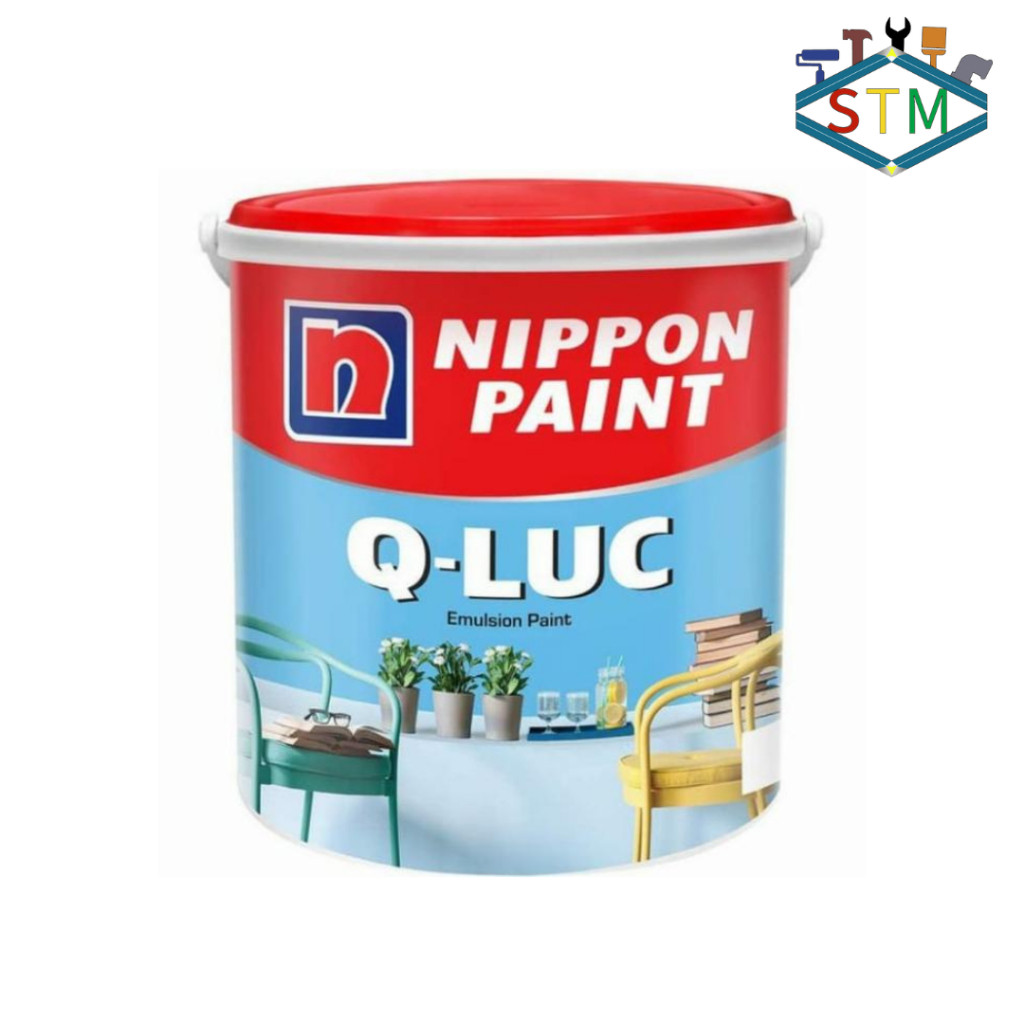 CAT TEMBOK QLUC  5KG /CAT TEMBOK NIPPON PAINT Q-LUC /CAT TEMBOK Q LUC /CAT DINDING Q-LUC /CAT TEMBOK