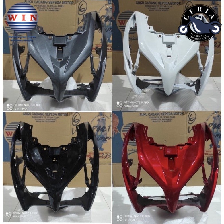 Tameng Vario Techno 125 PGMFI 2011 2012 2013 2014 | Panel Besar WIN | cover motor honda original old