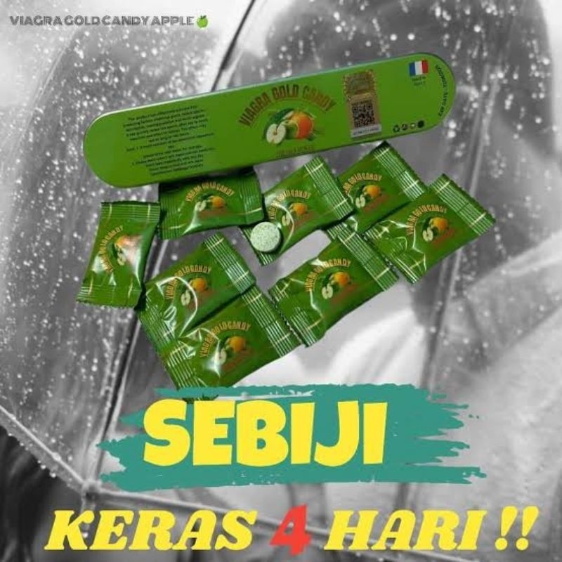 Original 100% V Gold Candy Original Permen Stamina Kuat Tahan Lama