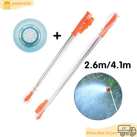Stik Teleskopik Sprayer Panjang Stik Sprayer Antena 2.6 Mete/ 4.1 Meter Stik Semprotan Hama