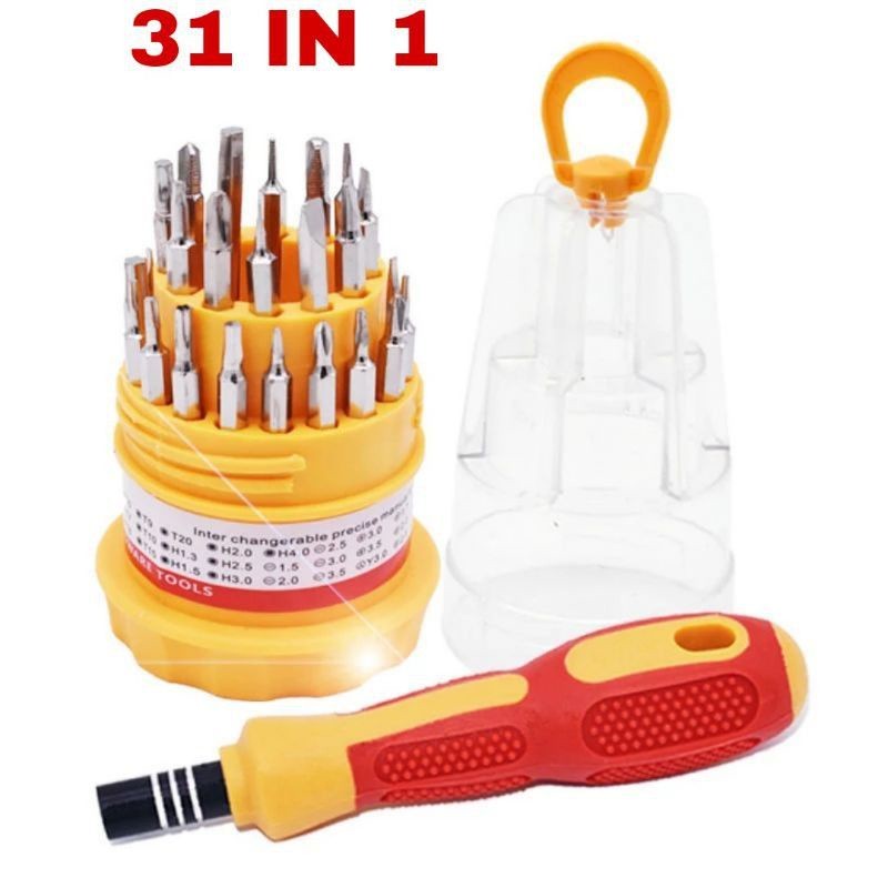 Obeng Set 31 in 1 Multifungsi Magnetic Tool Kit Alat Perbaikan Pertukangan Service Tool PRP