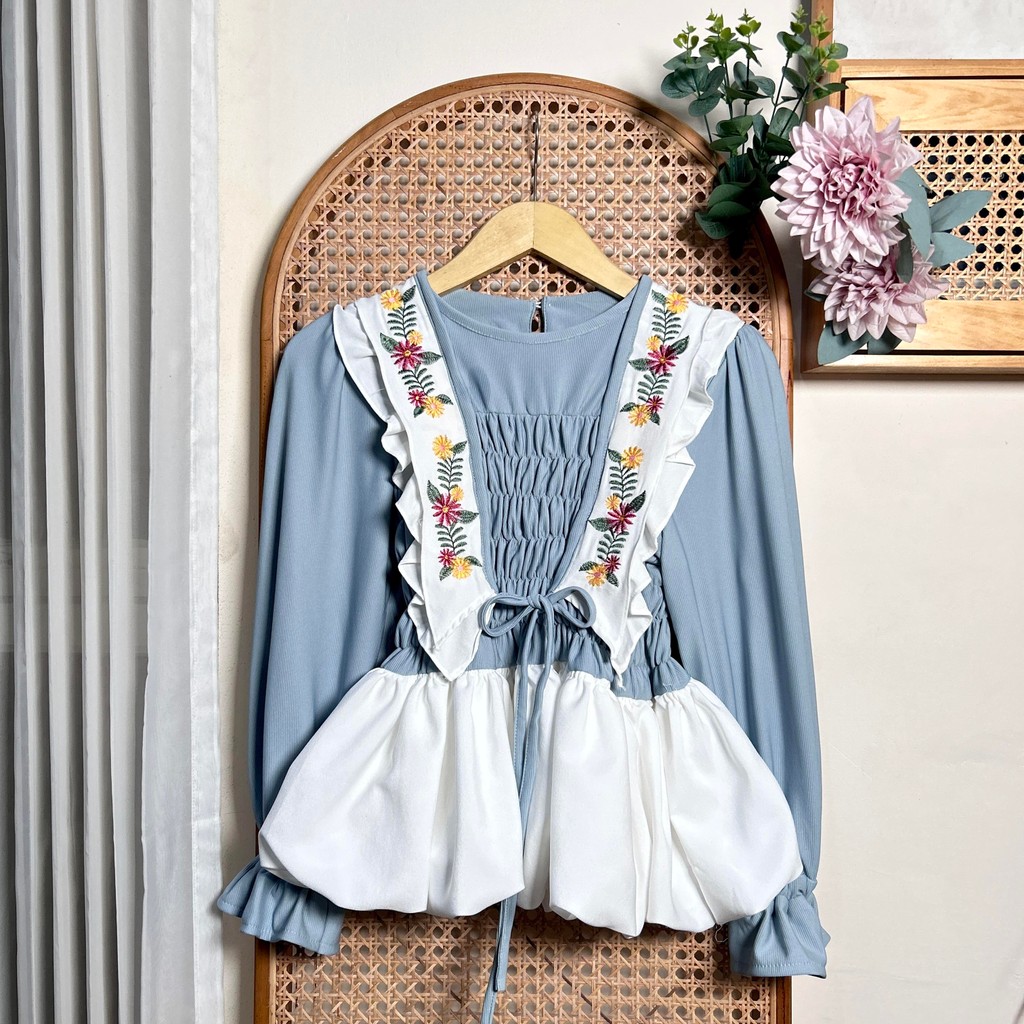 NJW - DHIVA CHOICE BLOUSE WANITA CIZIYA ATASAN LENGAN PANJANG - ATASAN WANITA