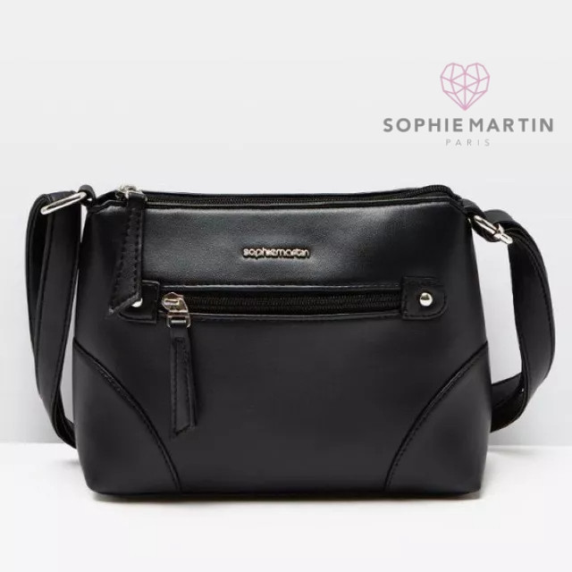 Termurah T9237B5 Tas Selempang Kulit Wanita Hitam Shopie Martin Official Promo Terbaru Original