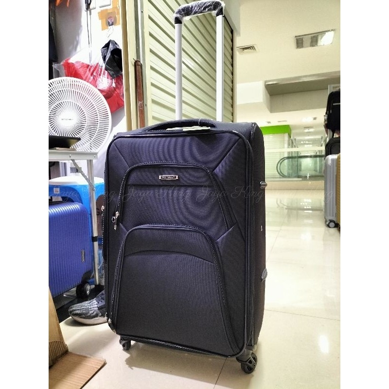 JAMIN MURAH Koper Kain Kanvas 22 24 26 Inch Polo Garden Expand Roda 4 Putar Bagasi Size(BISA LANGSUN