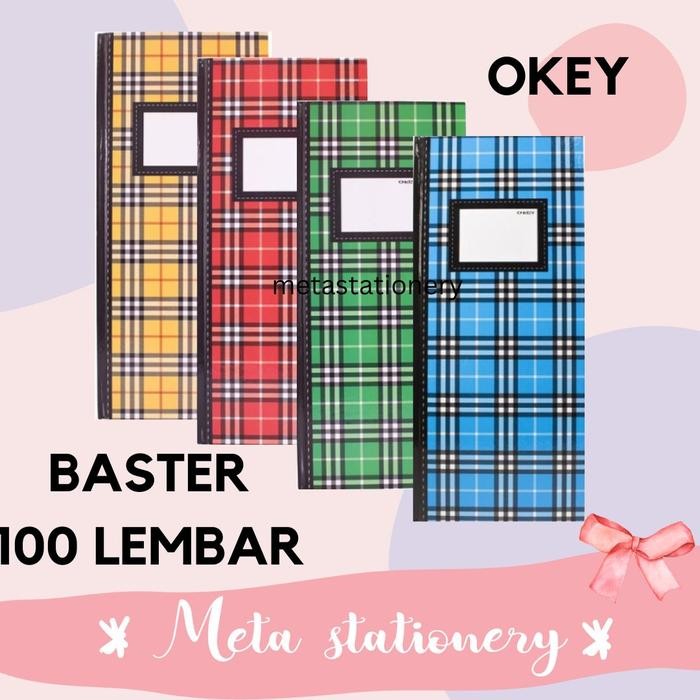 

AHHA Buku Hardcover Baster Okey 100 lembar