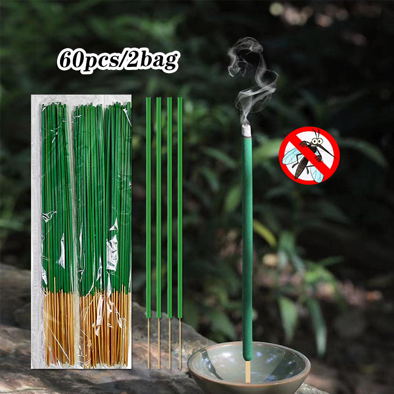 60pcs/2pack Obat Nyamuk Dupa Herbal / Dupa Pengusir Lalat / Dupa Pengusir Nyamuk Dan Lalat